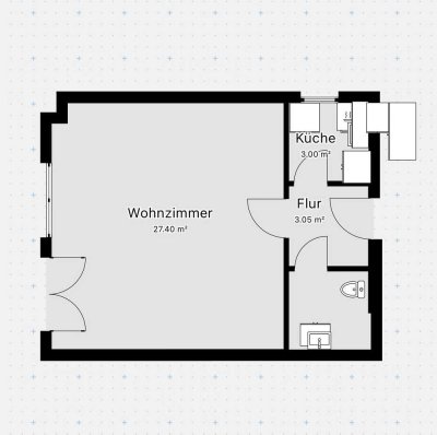 1-Zimmer Erdgeschosswohnung mit Terrasse in Dortmund-Lücklemberg