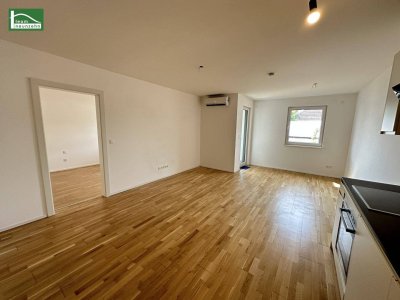Bereit für den Sommer! Klimatisierte Wohnung mit großem Balkon in Essling nahe Lobau und Kirschenallee!