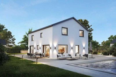 Neubau mit ELK Fertighaus - Freistehendes EFH 159 m² Wohnfläche mit *Wärmepume + TOP - Ausstattung*