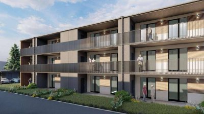 Moderne 2-Zimmer-Eigentumswohnung (55,43 m²) mit Balkon in Untergroßau/Sinabelkirchen