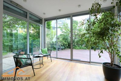 Grüne Idylle beim Pötzleinsdorfer Park: Gepflegte 2 Zimmer-Gartenwohnung mit Terrasse in Ruhelage in schönem Stilhaus