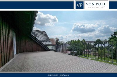 Exklusive 4-Raum-Wohnung mit großer Dachterrasse und stilvoller Einbauküche in Burg/Spreewald