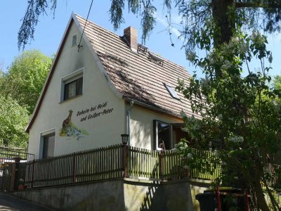 Einfamilienhaus auf idyllischem Grundstück im Tal der Triebisch in der Gemeinde Klipphausen