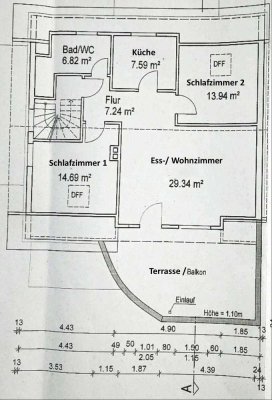 Stilvolle 3-Raum-Wohnung mit gehobener Innenausstattung mit Einbauküche in Nentershausen