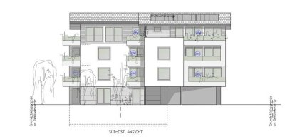 Projektierte 2-Zimmer-Neubauwohnung mit Balkon in Weil am Rhein -Fertigstellung 2026