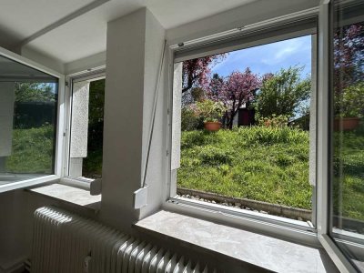 Helle und moderne Wohnung mit Blick ins Grüne