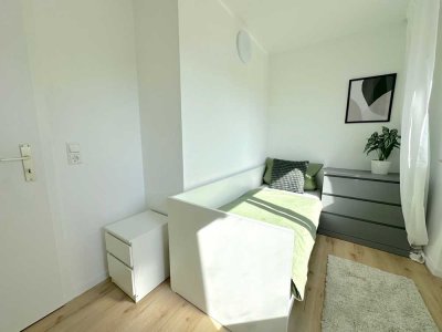 � Modernes Zimmer in 5er-WG | Erstbezug nach Sanierung & voll möbliert | Ludwigshafen �