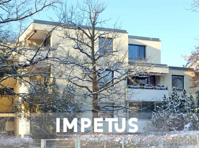 Penthouseartige Wohnung mit Süd-Balkon & großzügiger West-Dachterrasse – vermietet