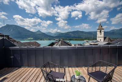 Stilvolle Eigentumswohnung mit Wolfgangseeblick in St. Wolfgang – auch als Zweitwohnsitz nutzbar!