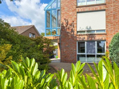 Erdgeschosswohnung mit Garten und Garage - in Nordhorn Innenstadt