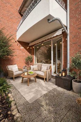 WOHNEN MIT TERRASSE UND BLICK INS GRÜNE