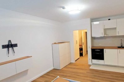 Teilmöbliertes 1 Zimmer Apartment im Hinterhof