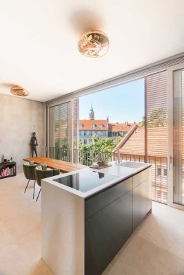 Stilvolles Design-Loft mit Weitblick & privatem japanischen Feng-Shui-Garten