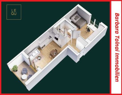 Exklusive 2- Zimmer Neubauwohnung mit Loggia im Neckarbogen