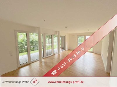 Trier: Wohnung in attraktiver Mosellage mit Einbauküche und großer Terrasse mit toller Aussicht.