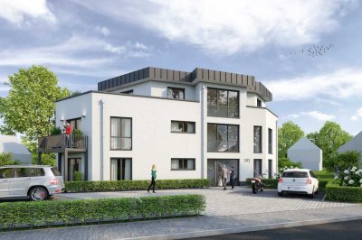 Exklusive ETW im 1. OG eines 5-Familienhaus im KFW 40 Standard mit Wärmepumpe in Verberg mit Balkon!