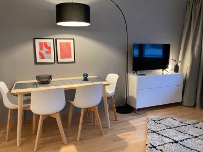 Hochwertig möbliertes Einzimmer-Apartment in Bestlage von Schwabing/München