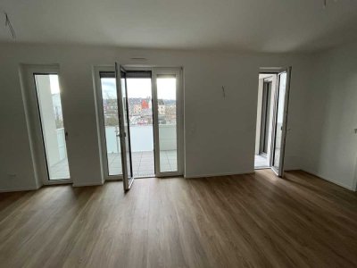 geförderte rollstuhlgerechte helle 2-Zimmer Wohnung mit Balkon in Koblenz-Lützel, Erstbezug