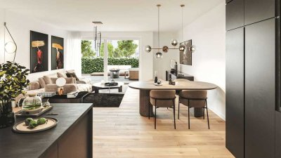 Wertstabile Kapitalanlage: 1-Zimmer-Erdgeschosswohnung mit kleiner Terrasse. Degressive AfA sichern