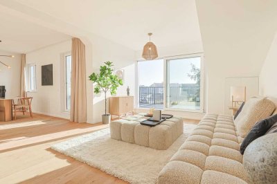 Sofort verlieben: Bezugsfertiges Luxus-Penthouse in Düsseldorf-Hamm