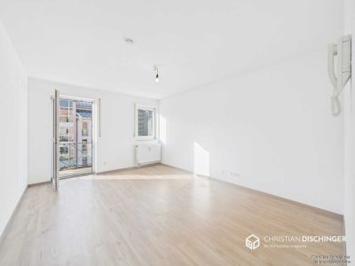 Zwischen Universität und Altstadt: 1-Zimmer-Appartement mit Südbalkon