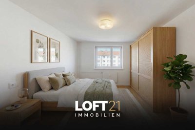** Helle 2-Zimmer-Wohnung mit optimalem Grundriss & Südbalkon **