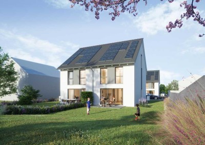 Förderfähige Doppelhaushälfte inkl. Keller in ruhiger Lage von Haueneberstein (KfW40 QNG)