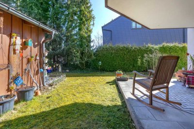Zentrale 3-Zimmer-Wohnung zum Selbstbezug mit Südostgarten