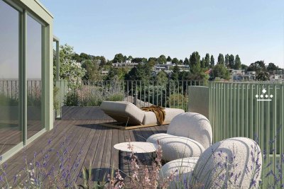 Chez - Residieren am Kaasgraben | Dachterrassenapartment auf zwei Ebenen