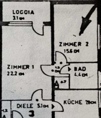 Schöne 2-Zimmer-Wohnung mit Balkon und Einbauküche in Berlin