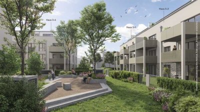 Stilvolle 3-Raum-Wohnung mit Blick aufs Grüne (Erstbezug ab 01.10.2025)