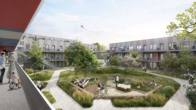 Franklin-Village | Lebendiges Wohnquartier - Moderne 4-Zimmer-Wohnung in Holzbauweise