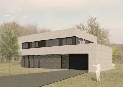 Frei geplantes Architektenhaus mit Wärmepumpe