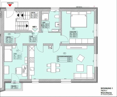 Moderne 3 Zimmer Wohnung - Erstbezug nach Kernsanierung in Frankfurt Sossenheim - von privat