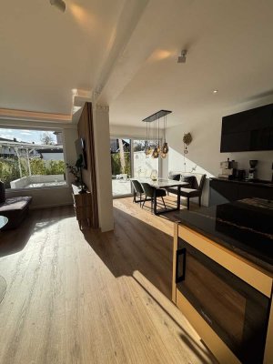 Exklusives, Teilmöbliertes 3,5 Zi. Eckreihenhaus mit Sauna & Smart-Home – ruhige Lage in Bonn-Beuel