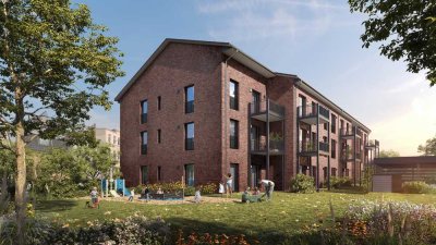 Wohnen im Neubau: kleine 1-Zimmer-Wohnung für Azubis