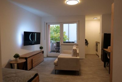 - Reserviert - Modernes 1-Zimmer-Apartment (vollmöbliert) in zentraler Lage - provisionsfrei -