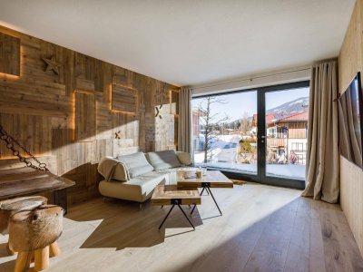 Traumlage am Golfplatz Westendorf mit möblierter Ferienwohnung , freiem Blick, SW-Lage