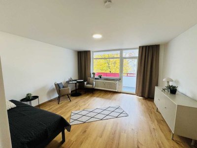 Moderne, helle 1-Zimmer-Wohnung mit Balkon & Stellplatz
