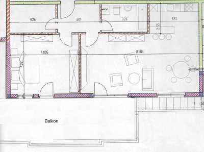 Sehr schöne moderne Wohnung mit Terrasse und eventueller Einbauküche in Fulda