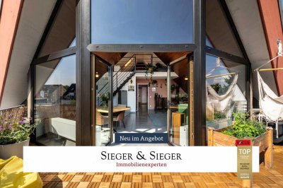 Einzigartige Maisonette-Wohnung mit Dachterrasse und modernem Wohnkomfort