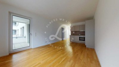 Neubau Erstbezug: Moderne 2-Zimmer-Wohnung mit Einbauküche & Balkon