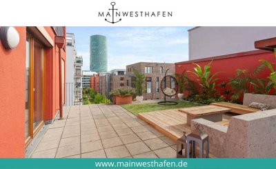 Exklusive Wohnung mit Dachterrasse am Westhafen