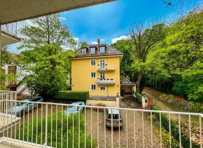 Lage - Lage - Lage - 3,5-Zimmer-Atelier m. 2 Balk. in den grünen Innenhof, Nähe Pacelli Palais