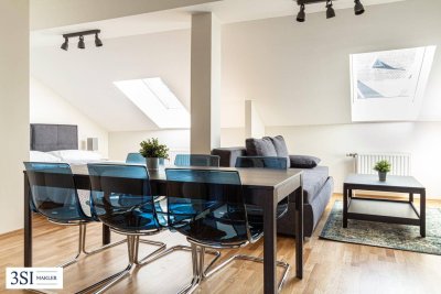 Loft-Feeling in Top-Lage des 16. Bezirks: Stilvolles Wohnen mit Sonnen-Terrasse in den Innenhof