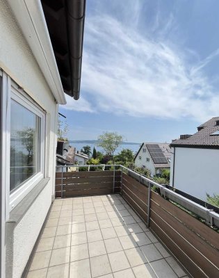 Lichtdurchflutete 2,5-Zimmer-Wohnung mit traumhaftem Seeblick in Konstanz-Litzelstetten