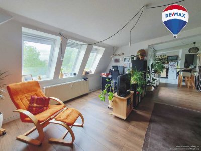 Licht, Luft, Lebensfreude - Dachgeschosstraum mit sonnigem Balkon