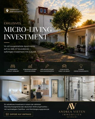 Boutique Micro-Living Investment im Martinsviertel Darmstadt