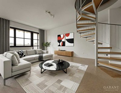 Moderne Maisonette-Wohnung mit zwei Eingängen - sofort bezugsfrei, nah zur S-Bahn