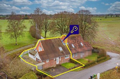 Doppelhaushälfte in ruhiger Lage mit ca. 2000 m² Gartenland